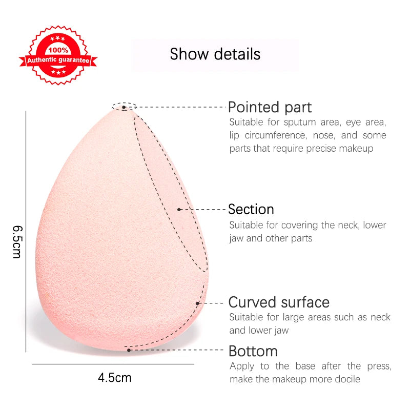 20/5/1pcs Makeup Sponge Concealer Smooth