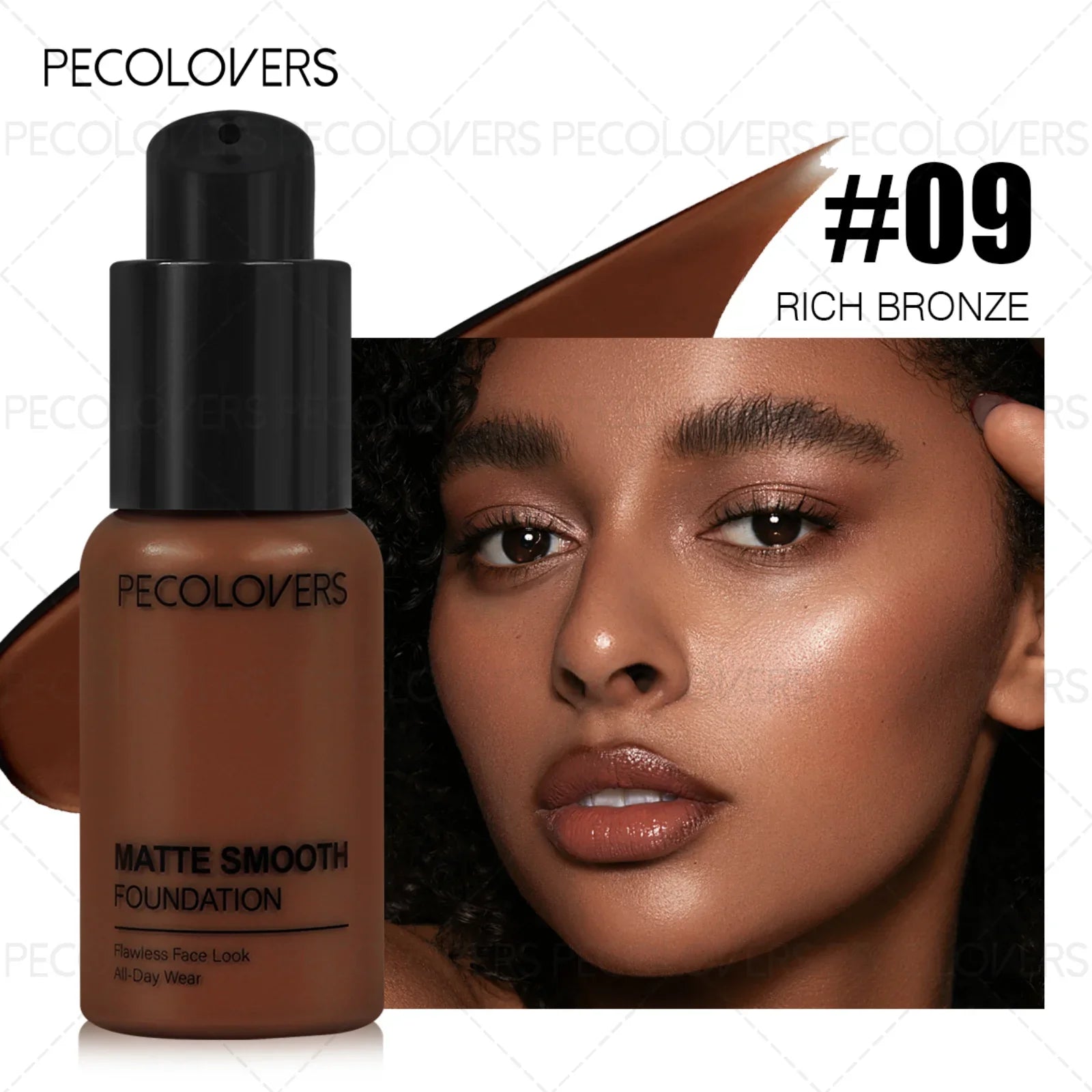 1PC Flawless Liquid Foundation - Full Coverage