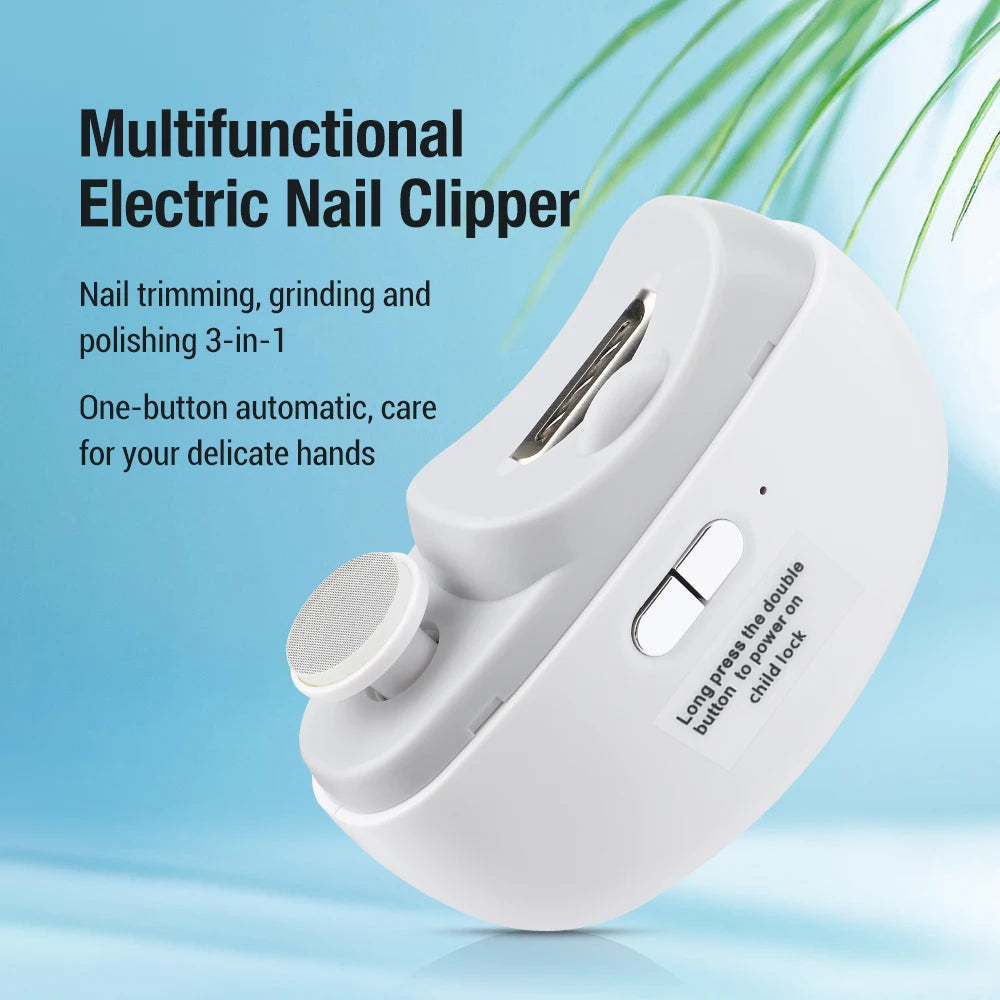 2-1  Electric Nail Clippers Manicure