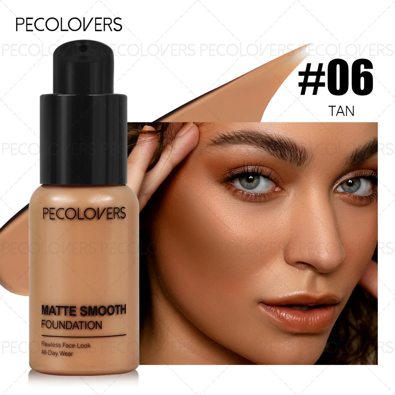 1PC Flawless Liquid Foundation - Full Coverage