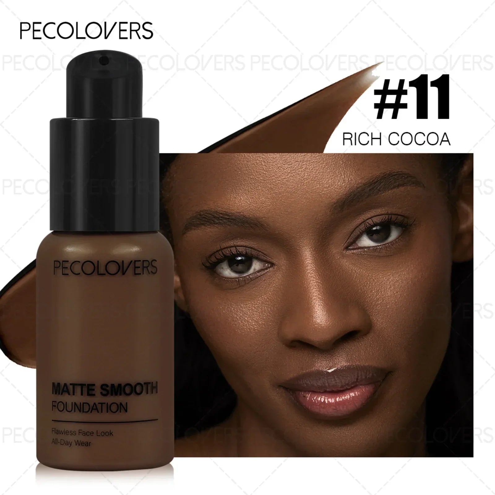 1PC Flawless Liquid Foundation - Full Coverage