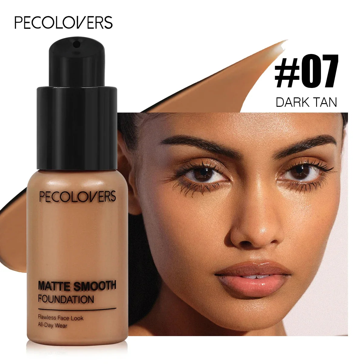 1PC Flawless Liquid Foundation - Full Coverage