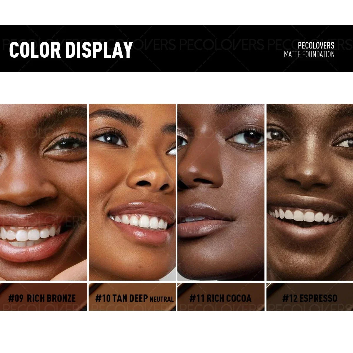 1PC Flawless Liquid Foundation - Full Coverage