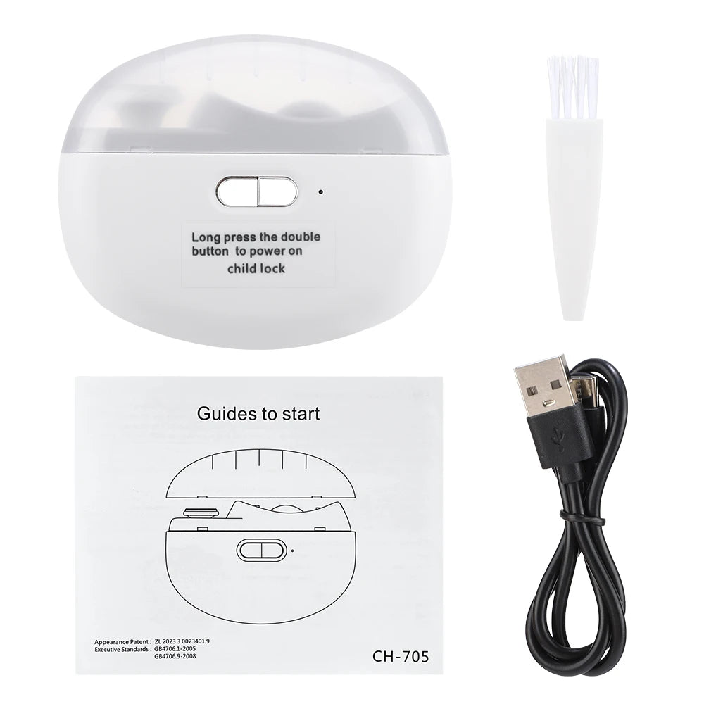 2-1  Electric Nail Clippers Manicure